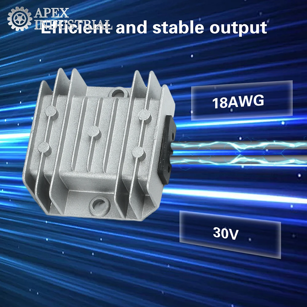 وحدة تصعيد DC-DC تيار مستمر 12/24 فولت إلى تيار مستمر 30 فولت 3.5A معزز لسلك الطاقة الصغير Starlink
