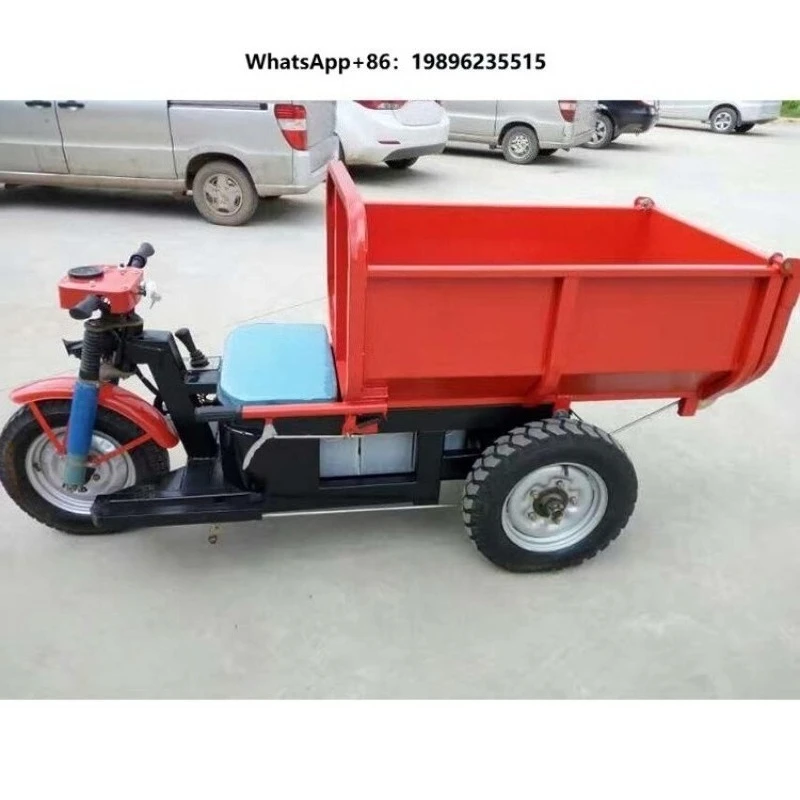 Energy-saving 8 Three-wheeled Loading and Unloading Trucks Goods Electric Tricycle Concrete Mortar Truck