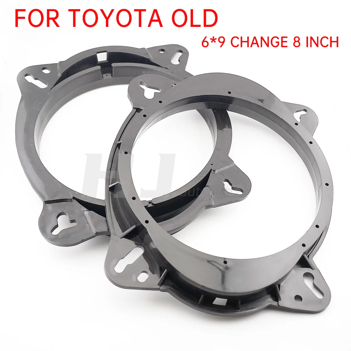 2pcs 6*9 Inch To 8 Inch Car 6x9 Sub Woofer Speaker Pad Adapter Mount Spacer Horn for Toyota Reiz Land Cruiser Prado After 2002
