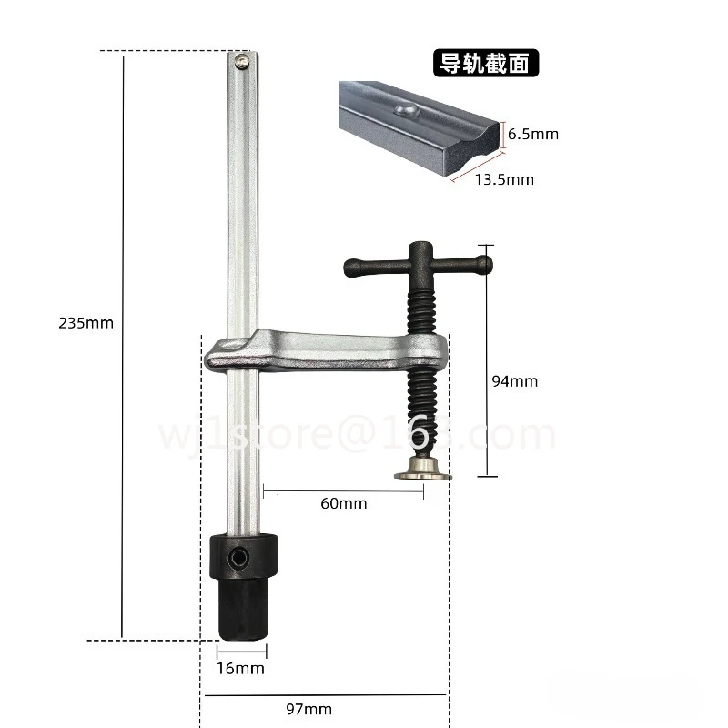Ratchet F Clamp Flexible Welding Platform Clamp Quick Tooling Positioning Press Woodworking Table Countertop Clamp