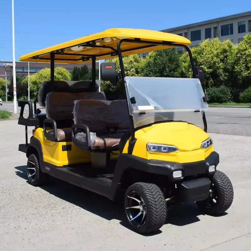 Factory Price 4 6 Seats Electric Golf Carts Solar Powered Golf Cars 5000W 72V Off Road Hunting Golf Cart