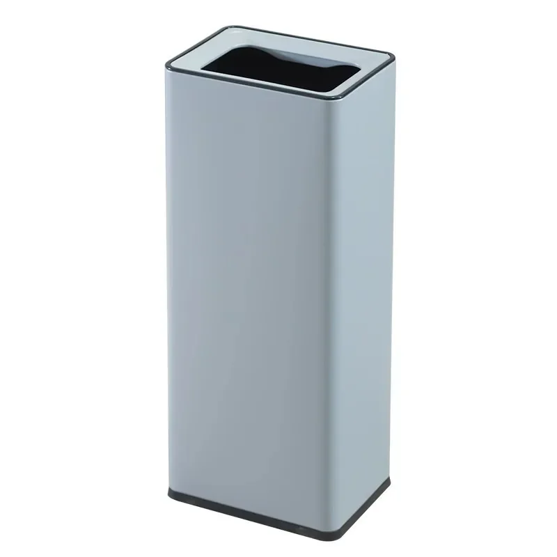 Stainless steel trash can, bathroom, paper towel, shaking lid bucket, large-capacity office, lobby corridor, direct delivery sto