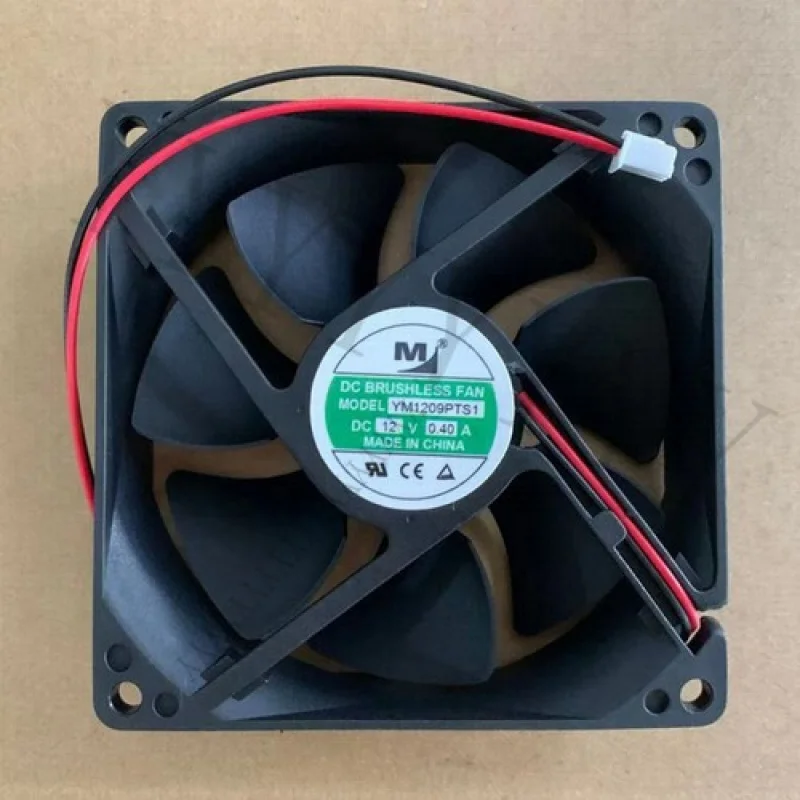 

q + 1 шт. новый для YM1209PTS1 DC 12 В 0,40 А 2-проводной вентилятор охлаждения # QW.