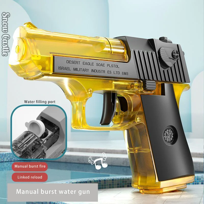 Waterpistool Handleiding Continue versie Spuitpistool Kinderen Volwassen Buitenzwembad Strand Buitenspeelgoed voor kinderen Jongens Meisjes