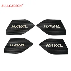 For GWM New Haval F7 2025 Stainless Steel Car Interior Door Handle Bowl Trim Cover Sticker Decoration Accessories 4 Pieces