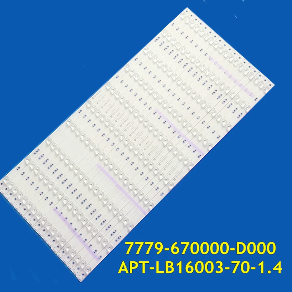 LED TV Backlight Strip for 70G6 70N2 70V8E 70G6B TH-70DX600C TH-70DX880C 7779-670000-D000 APT-LB16003-70-1.4