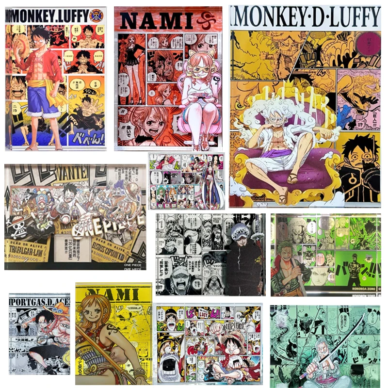 

New One Piece Monkey D Luffy Nami Roronoa Zoro Nico Robin Tony Tony Chopper Customized Acrylic Card New Surprises Birthday Gifts