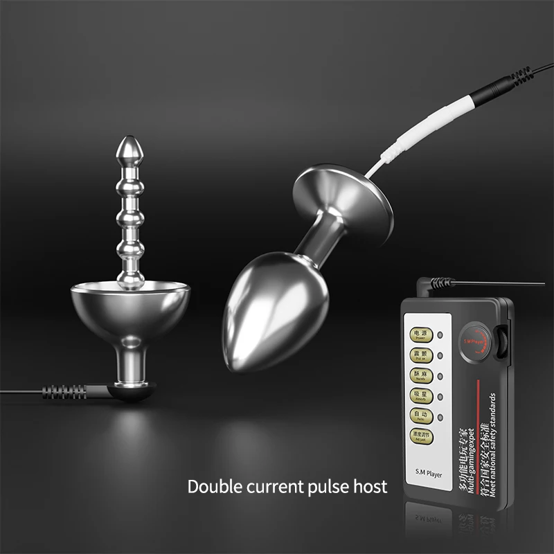 SM Electro Stimulation Horse Eye Stick Urethral Dilator Penis Plug Male Masturbation Electric Shock Stimulator Catheter Sex Toys