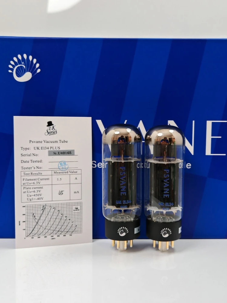 UKEL34 PLUS vacuümbuis, direct geüpgraded naar EL34/6CA7/KT77 hoge resolutie dynamische intensiteit, plug-and-play buizenversterker DIY - afbeelding 2