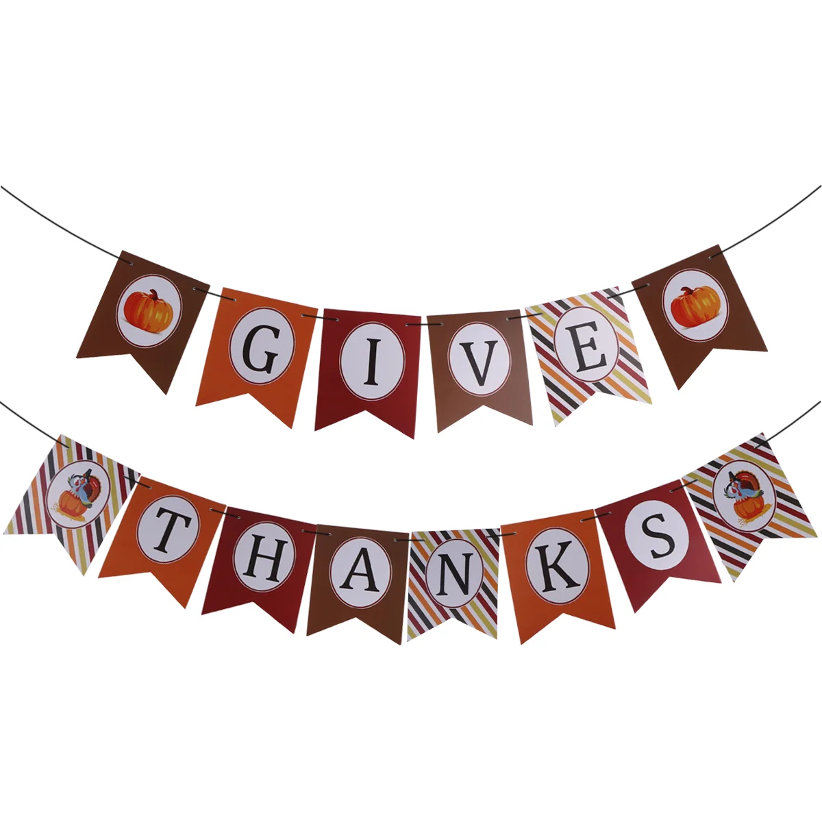 

Bunting Banner Wedding Party Decor Supplies Happy Thanksgiving Decoration Banners thanksgiving banner