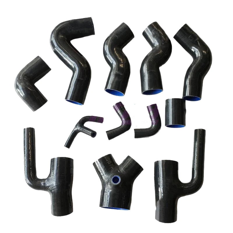 Silicone Boost Piping Hose Kit For Audi S4 RS4 A6 B5 C5 2.7L Bi-Turbo 97-01 (12Pcs)