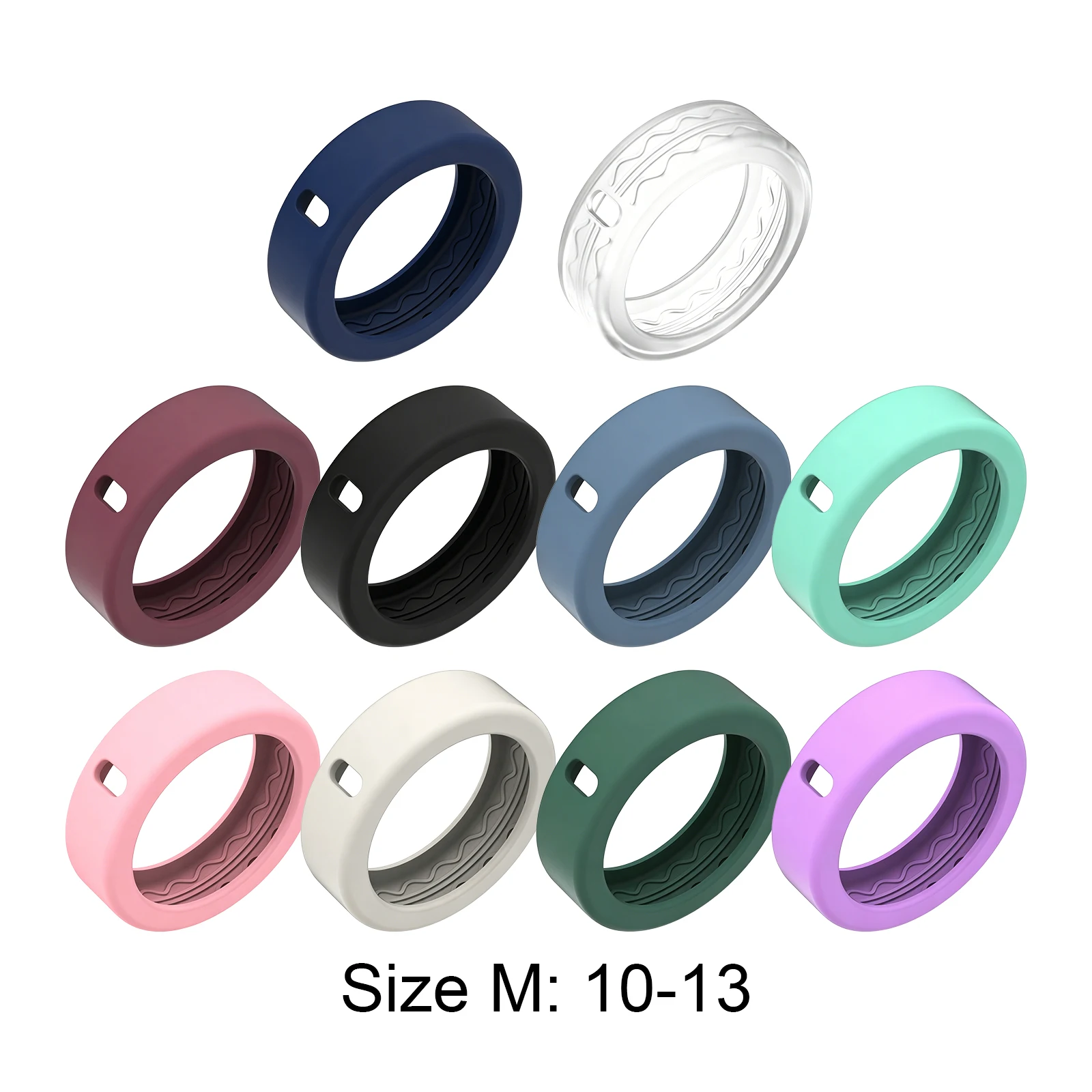 Silicone Protective Cover For Oura Ring 5 Scratch Resistant Ring Case Soft Shell For Smart-ring Replacement Accessories ﻿