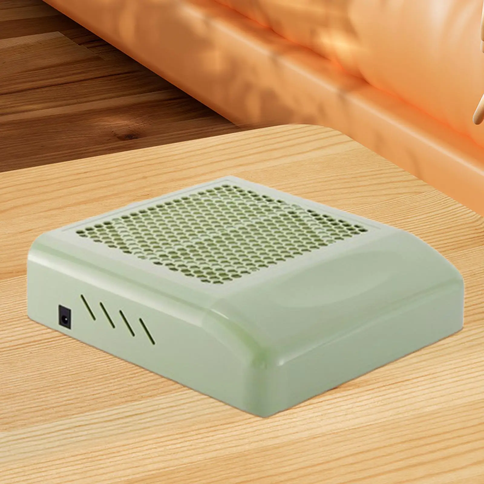 Nail Dust Collector Nail Dust Vacuum Cleaner Low Noise Reusable Filter Easy to Clean Powerful Nail Fan Dust Collector