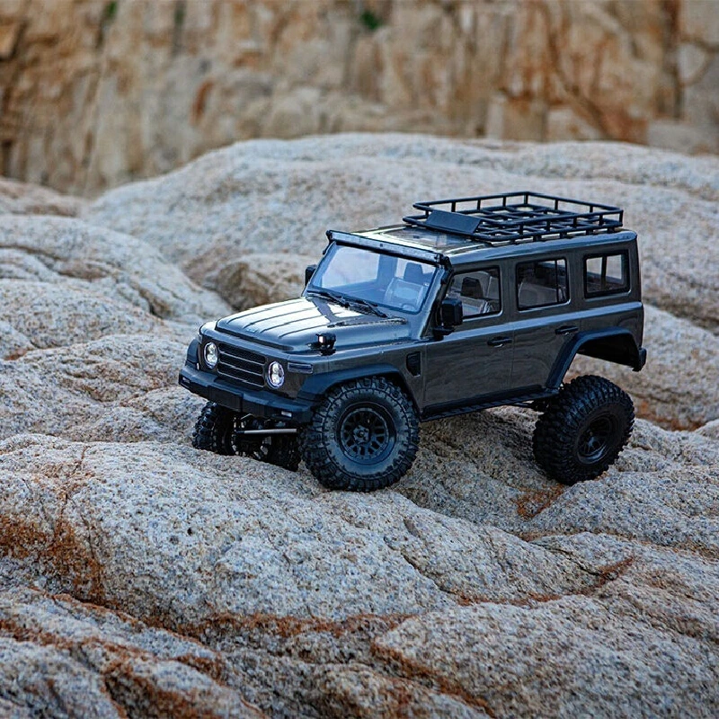 YIKONG RC 자동차 YK4084 1/8 스케일 전동 4WD 오프로드 크롤러 LED 라이트 디프 락 2단 변속기 - 완벽한 선물 장난감