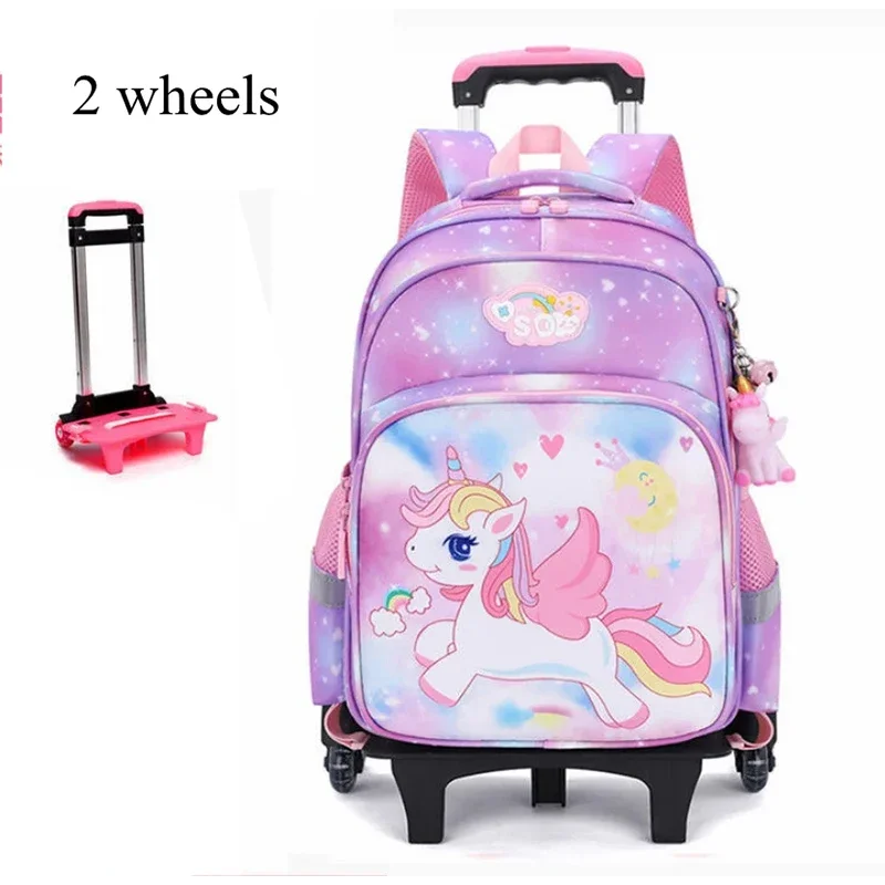 School Trolley Bag for girls kids School Rolling backpack School Wheeled backpack Bag School bags with wheels Trolley Satchel