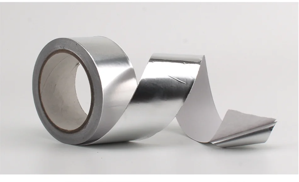 300mm Wide Thermal Resist Duct Repairs High Temperature Resistant Foil Adhesive Tape Useful Aluminium Foil Adhesive Sealing Tape