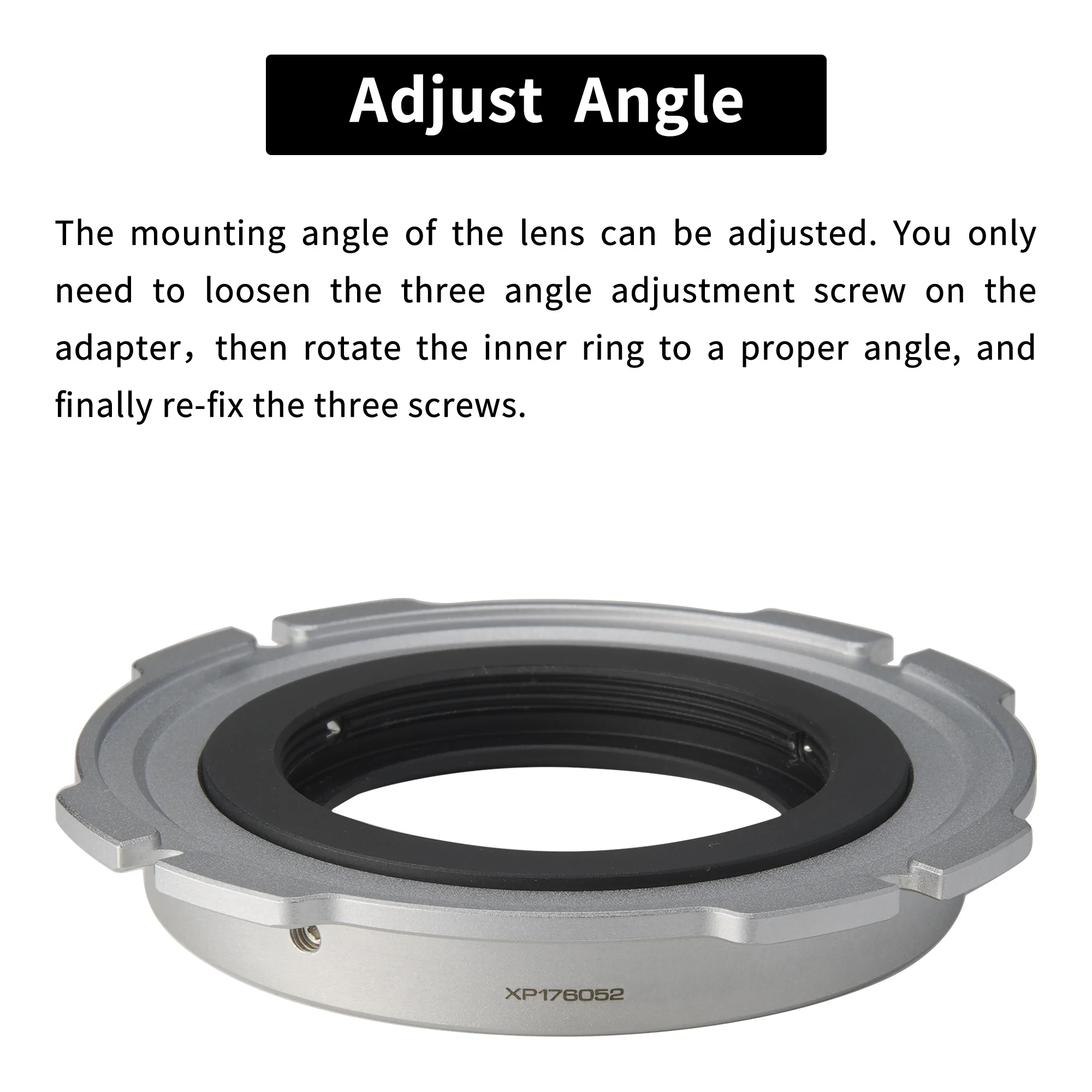 XPIMAGE M42 to LPL Lens Mount Adapter Ring Compatible with M42*1mm Standard Screw Thread lenses for Arri LPL Camcorder Cameras