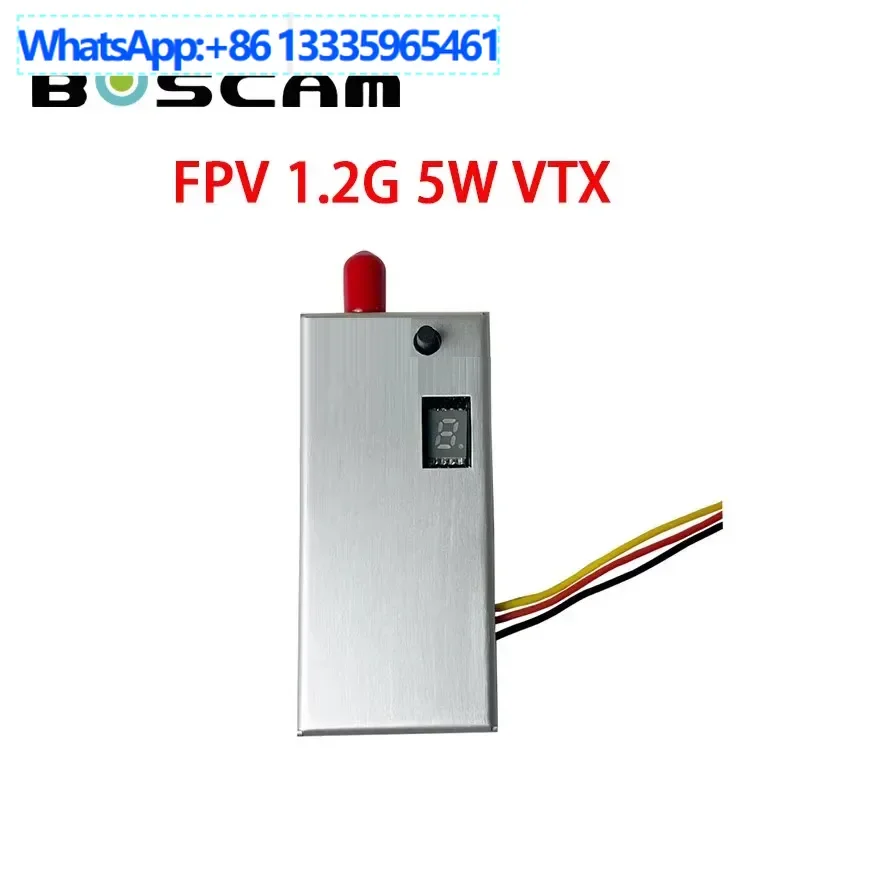 

1.2G 5W 5000mw transmitter high power picture transmitter 8CH drone crossing machine four axis
