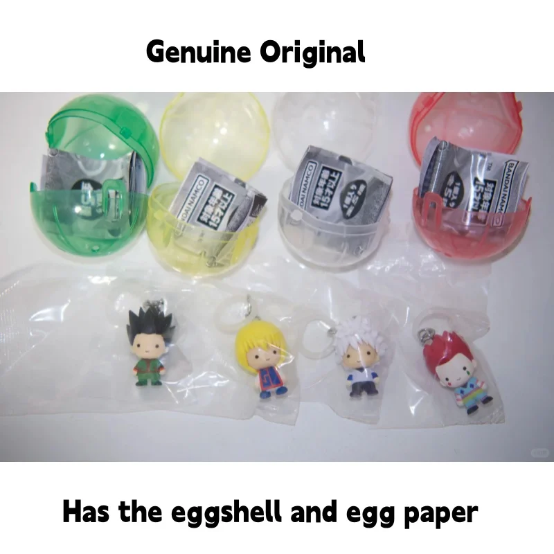 

Bandai Gashapon Hunter X Hunter Keychain Pendant Gon Killua Hisoka Leorio Kurapika Mini Figure Bag Ornament For Anime Fans