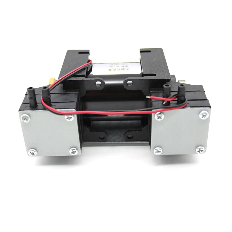 12V/220V High Positive Negative Pressure Vacuum Pump Large Beauty Instrument Mute Double Head Diaphragm Pump Micro Air Pump