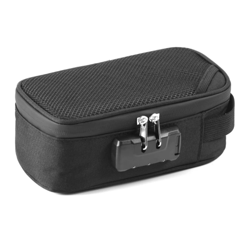 Activated Carbon Odor Proof Lock Bag Smell Proof Pouch for Travel Storage of Pipe Tobacco Grinder and Cigarettes