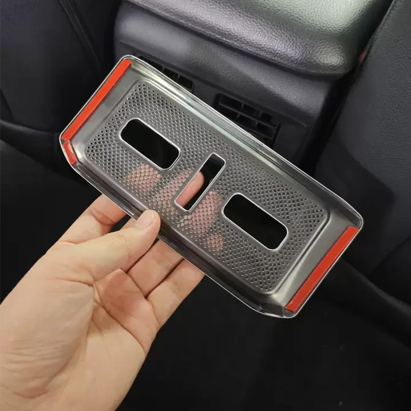 غطاء غبار لفتحات تكييف الهواء الخلفية ومكونات الحماية الداخلية لسيارة Toyota RAV4 XA50 2021 2022 2023 2024