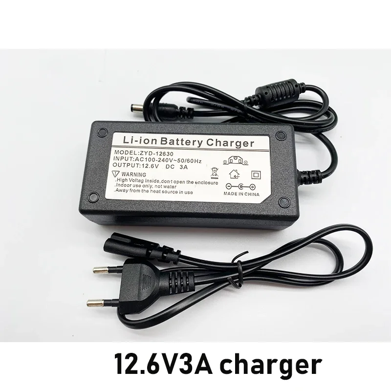 New 12V 100000mAh 3S7P 18650 Lithium Battery Pack+12.6V 3A Charger, Built-in 100Ah High Current BMS, 100ah 12v