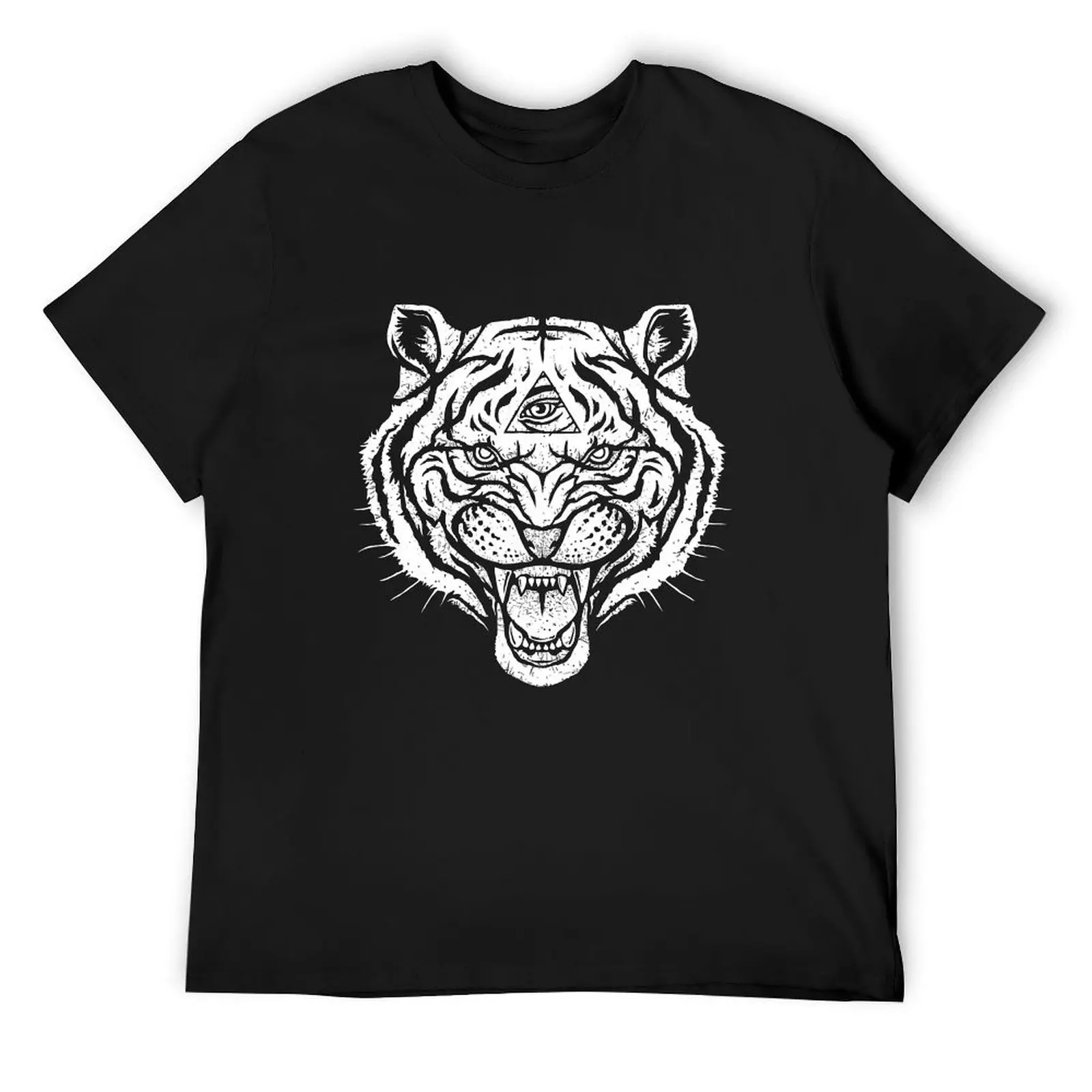 

three eyed tiger T-Shirt shirts graphic tee rapper graphic tees vintage t shirts mens t shirts pack