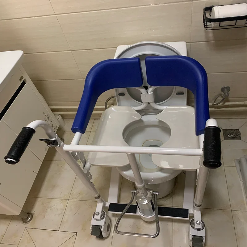 for Hydraulic Patient Transfer Lift Chair Toilet Shift Machine With Wheels Suitable For Disabled Elderly