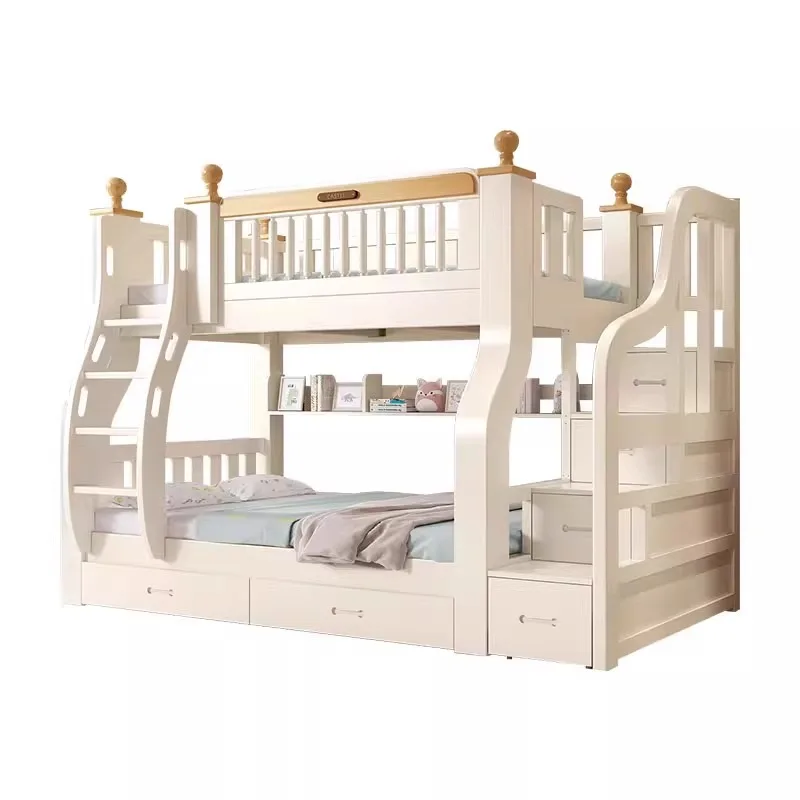 Factory Price Durable Using Wood and Bunk Bed Children Kids Beds Bedroom Sets for Bedroom Furniture