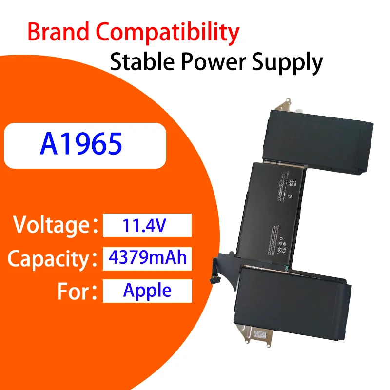11.4V 4379mAh Replacement Battery For Apple MacBook Air 13 A1965 A1932 A2179 2018 2019 2020 High Performance Li-ion Battery