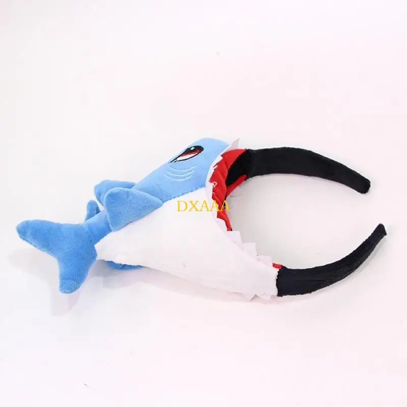 Bandeau requin réglable DXAA pour costumes cosplay Parties sur le thème Soft Elastic Band Band Practical Hairband Easy