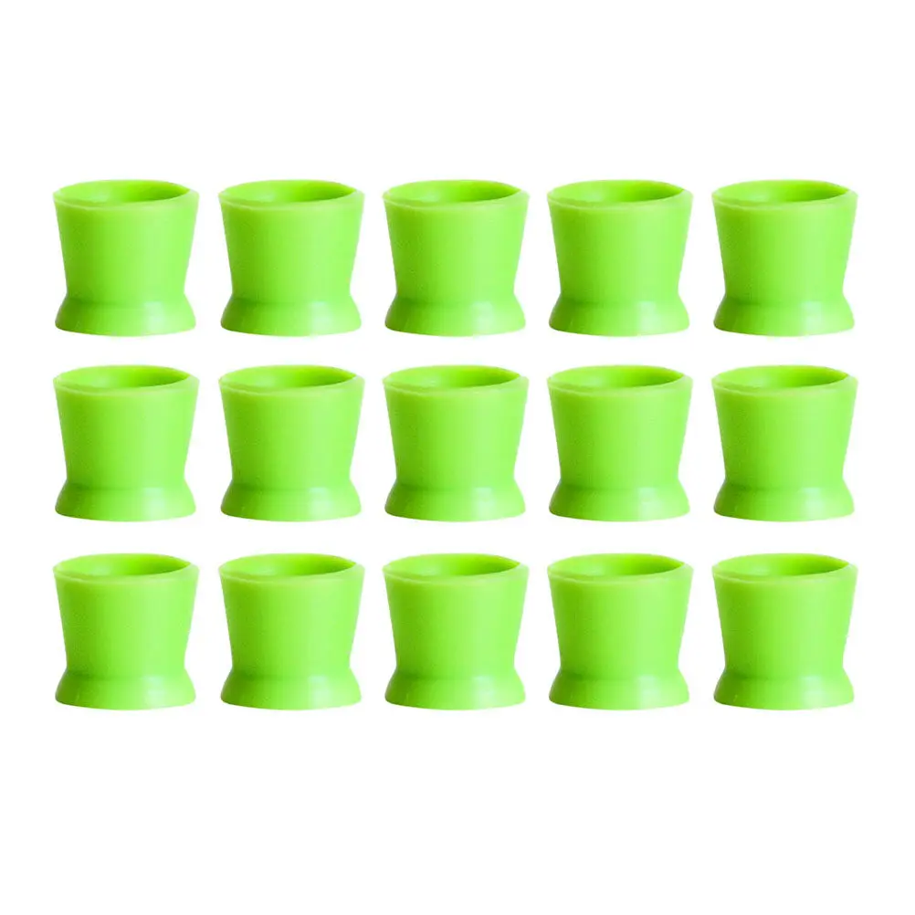 

300pc Colorful Silicone Cup 400°C Heat Resistant Approved Disposable Cup With Base For Tattoo Accessories