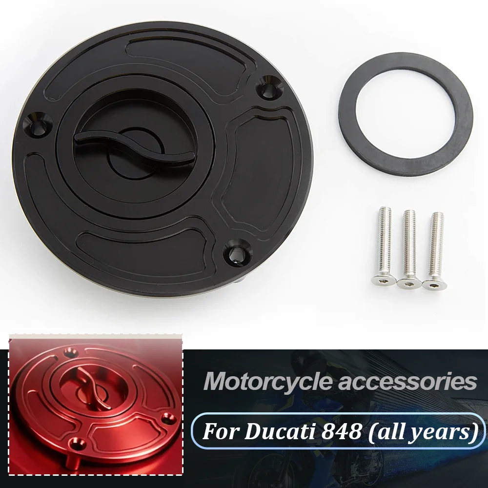 

For Ducati 1098 S/R 848 998 996 916 748 Super Sports Monster all years Motorcycle CNC Aluminum Fuel Tank Gas Cap