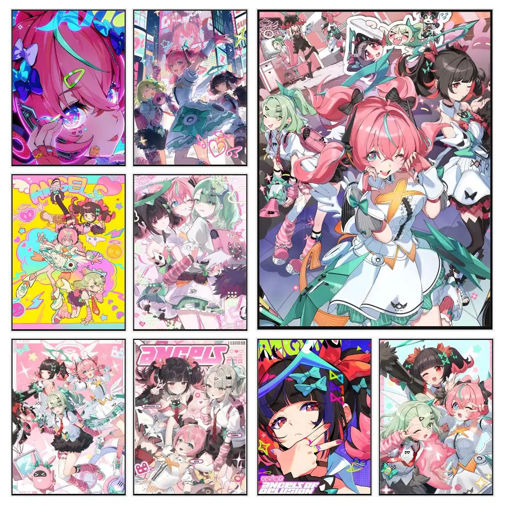 gamegroup faction Zenless Zone Zero Angels Of Delusion Poster Modern Luxury Wall Poster Home Decor Space Enhancer