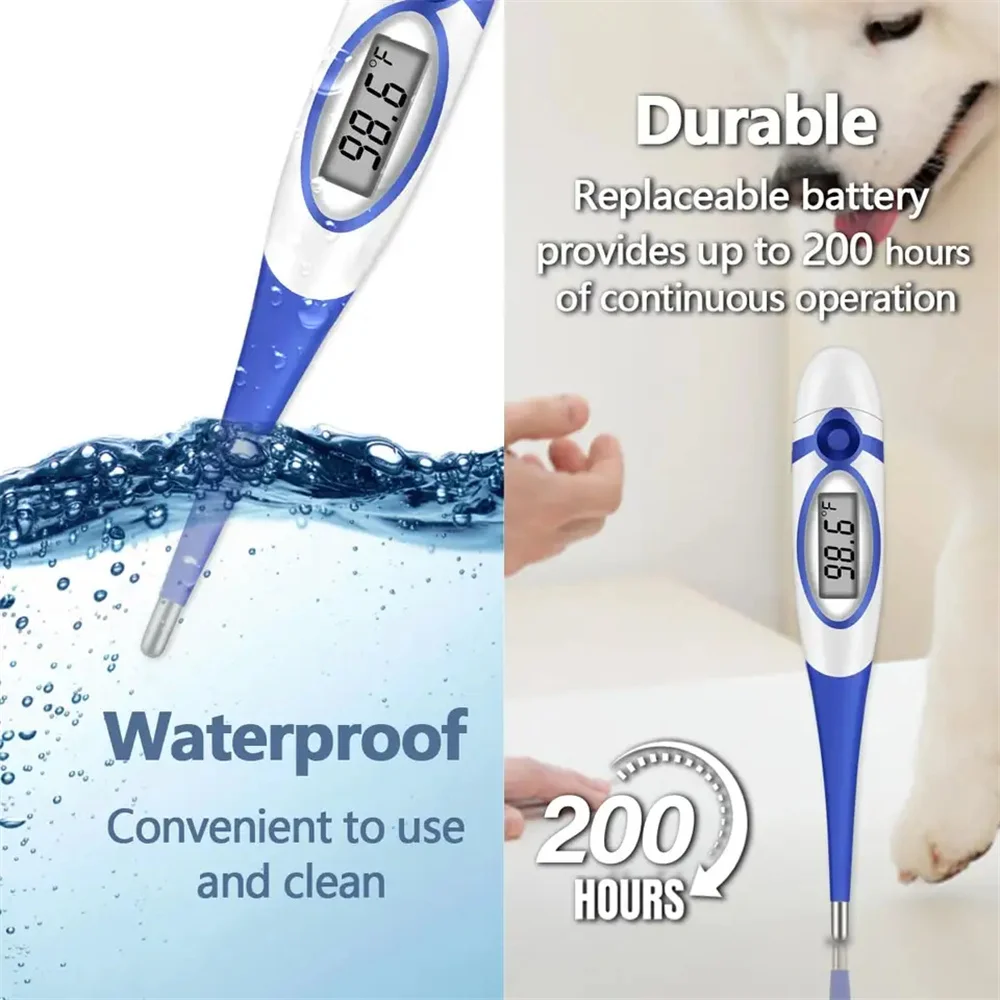 Rapid Accurate Cat Dog Horse Veterinarian Other Animal & Veterinary instrument Digital Animal Pet Vet Thermometer