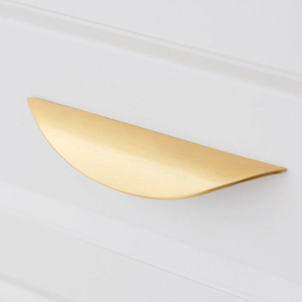 

2pcs Modern Pull Handles Kitchen Cabinet Metal Door Drawer Pulls Corrosion Resistant Sturdy Decorative Home Office Hotels