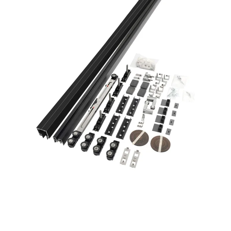 Light start micro-suture forward linkage pocket door perfect system double buffer silent push-pull hanging door hardware