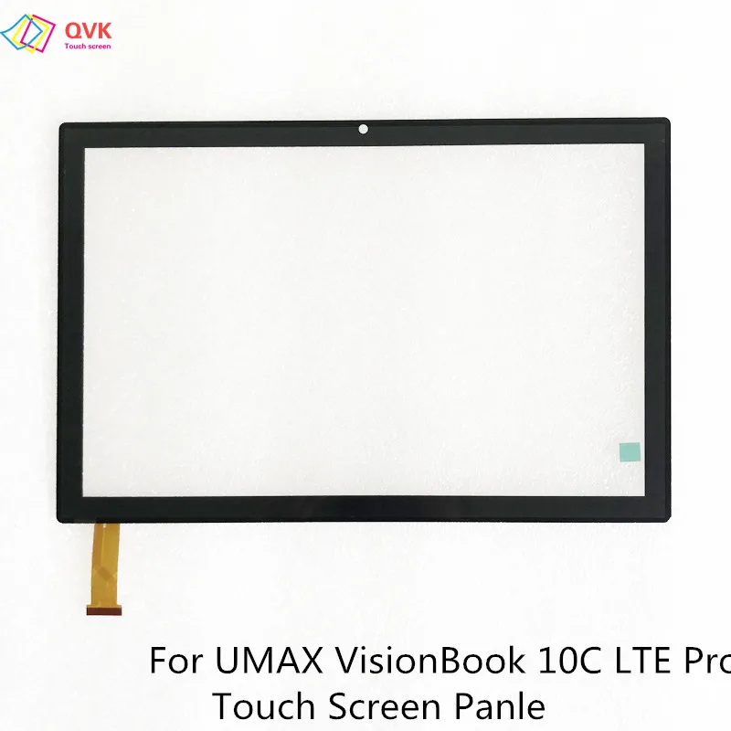 UMAX VisionBook 10C LTE 프로 태블릿 정전식 터치 스크린 디지타이저 센서 10C PRO / UMM240103 UMM240101 용 블랙, 10.1 인치