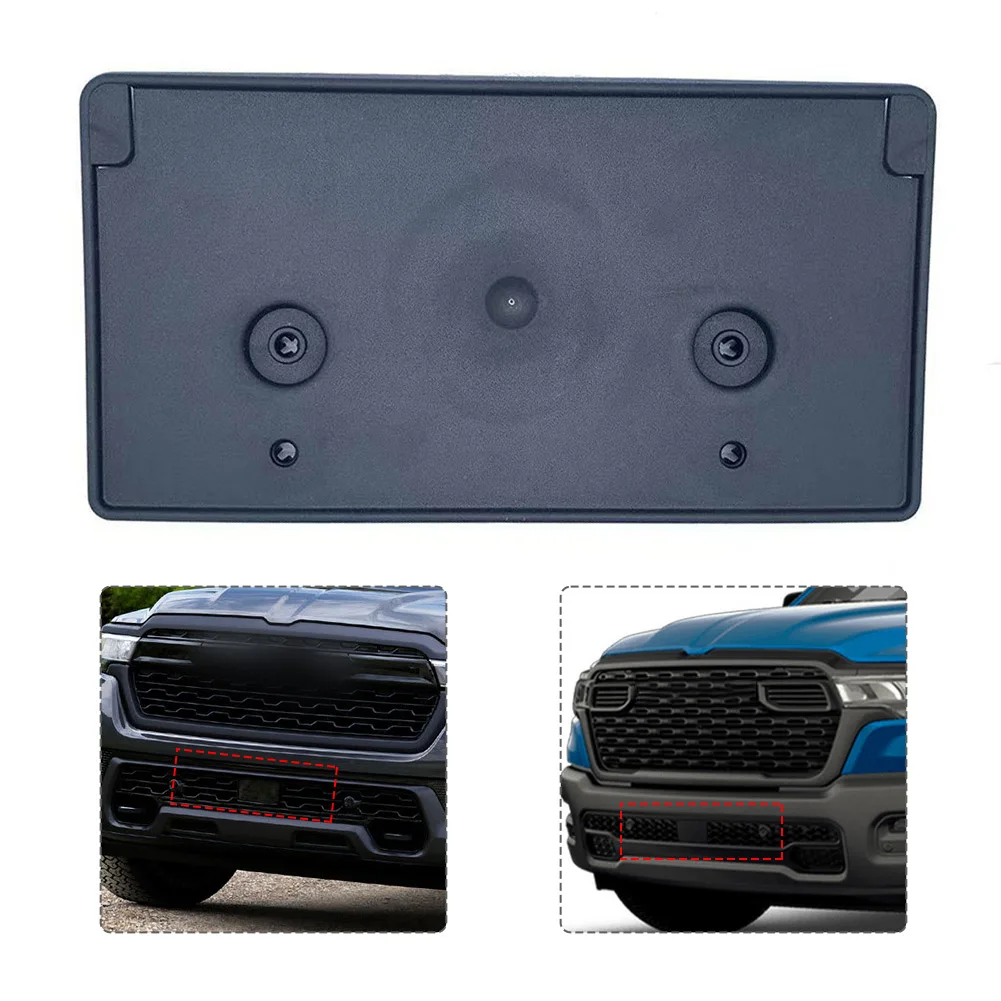 

Держатель номерного знака черный, передний, из высокопрочного износостойкого композита, для грузовиков, устанавливается на передний бампер