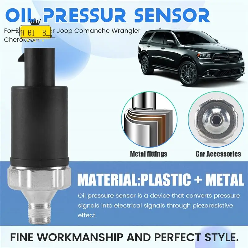 

ABIB -Oil Pressure Gauge Sender Switch For Dodge Viper Jeep Comanche Wrangler Cherokee
