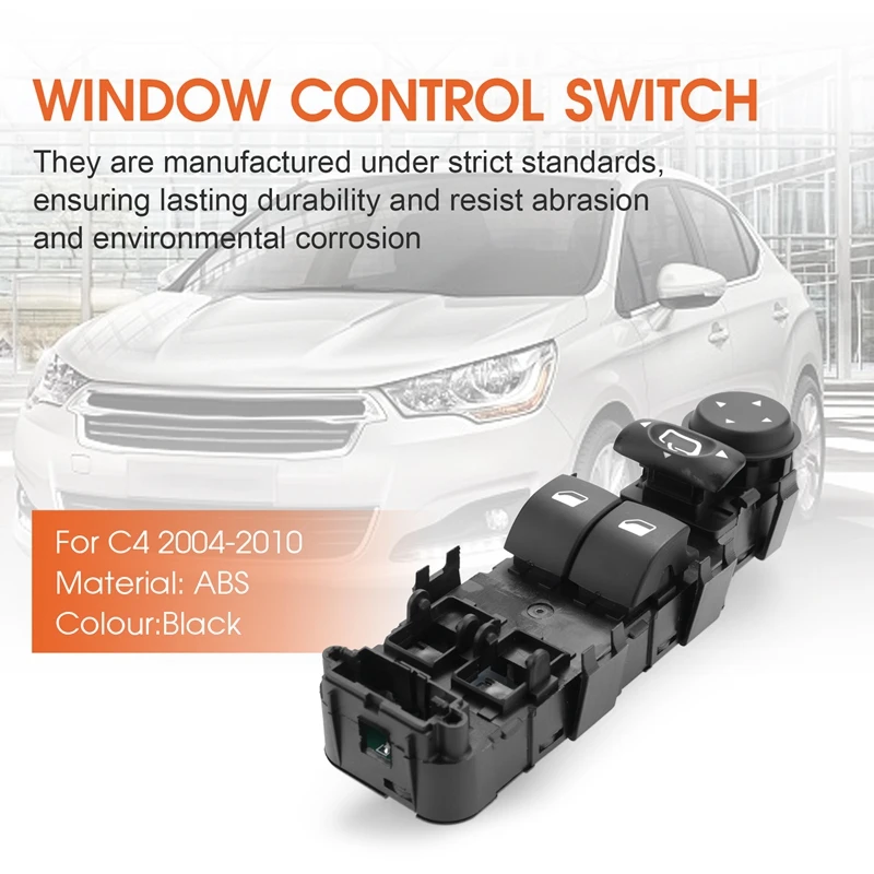 Car Electric Window Control Switch 9651464277 6554.He For Citroen C4 2004 2005 2006 2007 2008 2009 2010