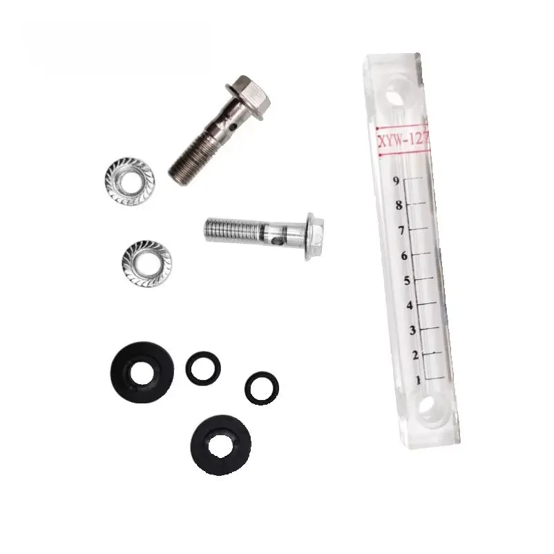 Hydraulic Oil Tank Level Gauge Oil Level Gauge Water Level Gauge XYW50607680100125127150 Ruler Acrylic 1PC
