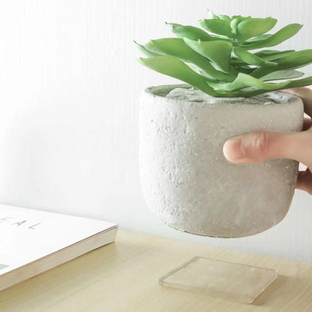 

4Pcs Non-Slip Table Leg Pads Flexible PU Anti-Scratch Chair Foot Cover Transparent Floor Protector Durable Table Leg Pads