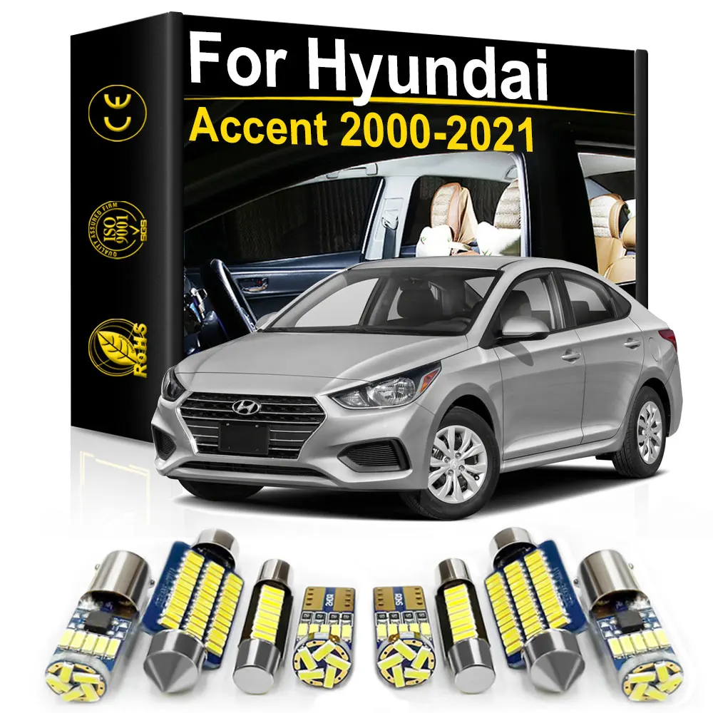 

Car Interior LED Light For Hyundai Accent 2000 2003 2004 2007 2010 2012 2013 2015 2018 2021 Accessories Vehicle Indoor Dome Lamp