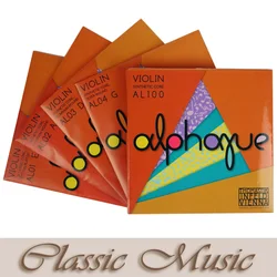 Original Thomastik Alphayue Violin Strings(AL100) Full set (G,D,A,E) ,4/4 Medium. Made in Austria.