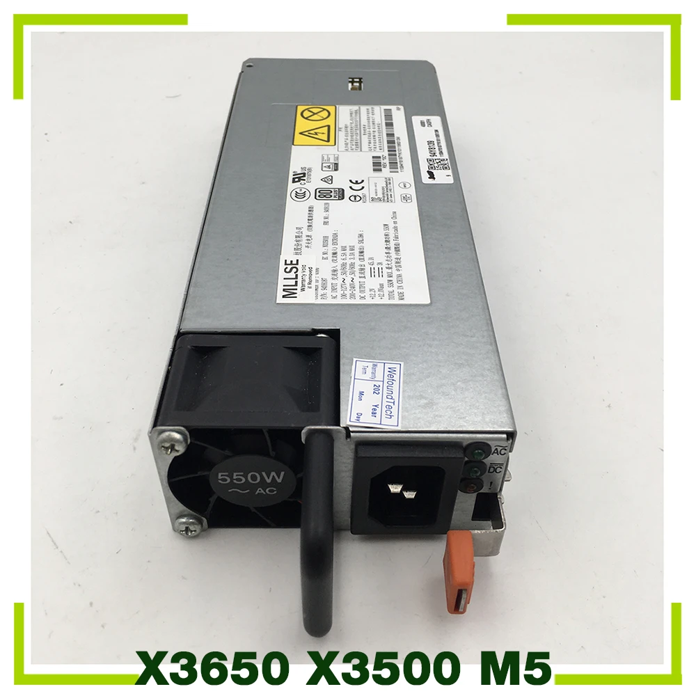 For IBM New Server Power Supply X3550 X3650 X3500 M5 00FK930 94Y8137 94Y8138  94Y8139 550W Test Delivery