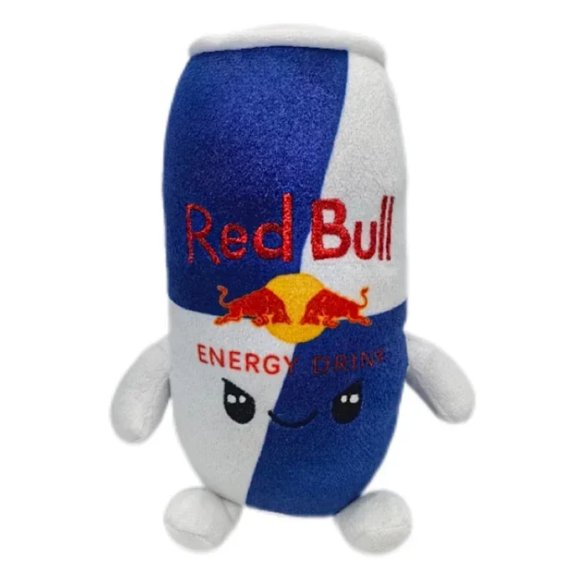 Neue rote Niuniu Energy Drink Dose Plüschpuppe Kawaii Heimdekoration Sammlerstück Geburtstagsgeschenk für Fans