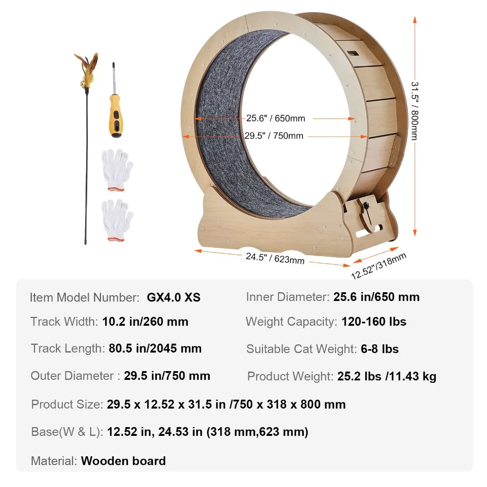 Large Silent Cat Exercise Wheel 4