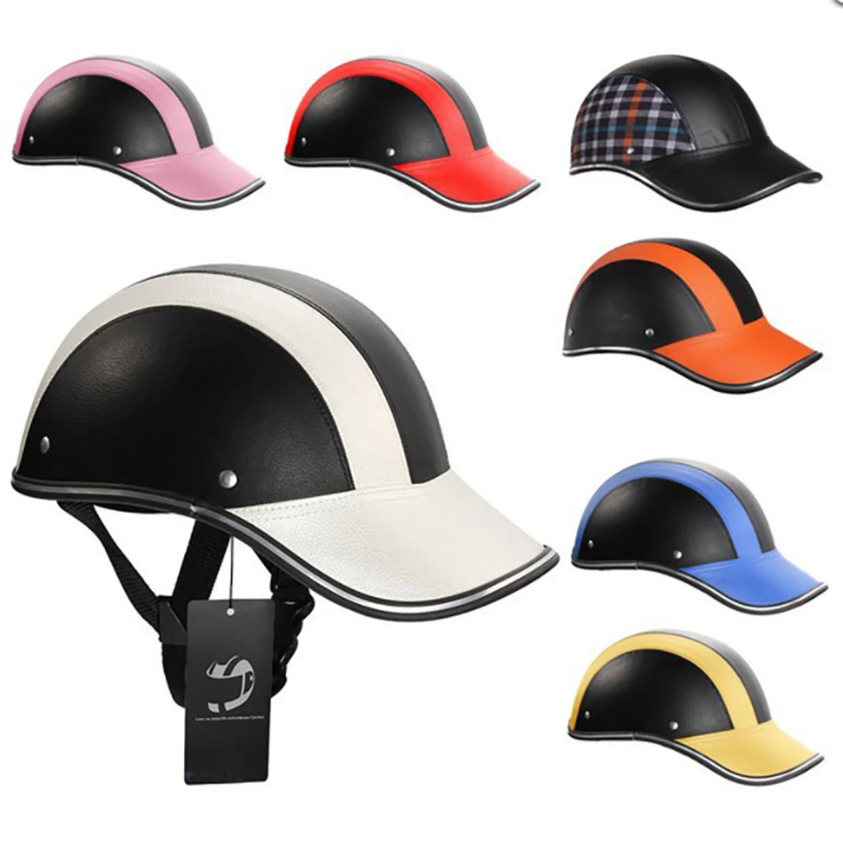 Adjustable Bicycle Motorcycle Helmet Baseball Cap Cycling MTB Skateboard  Mountain Scooter Bike  for Men Women